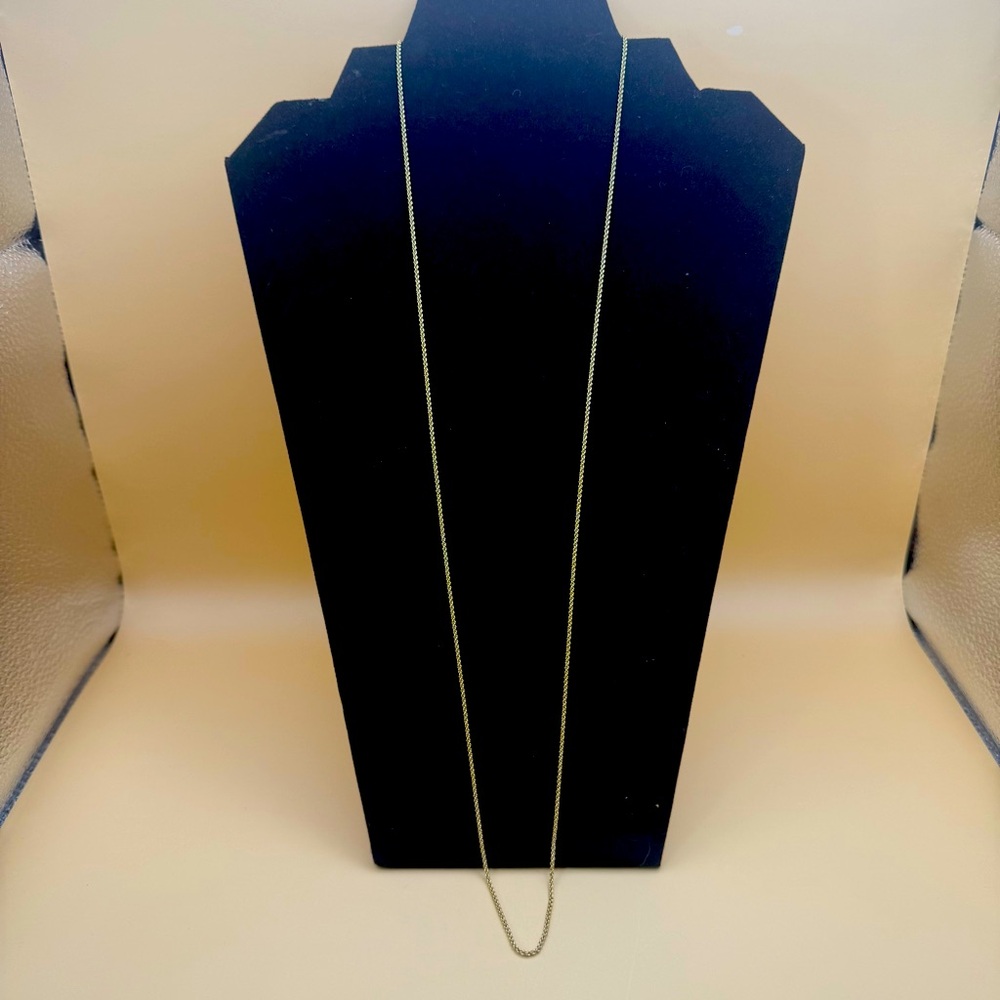 Vintage Napier 30” Gold Tone Rope Chain Necklace Signed